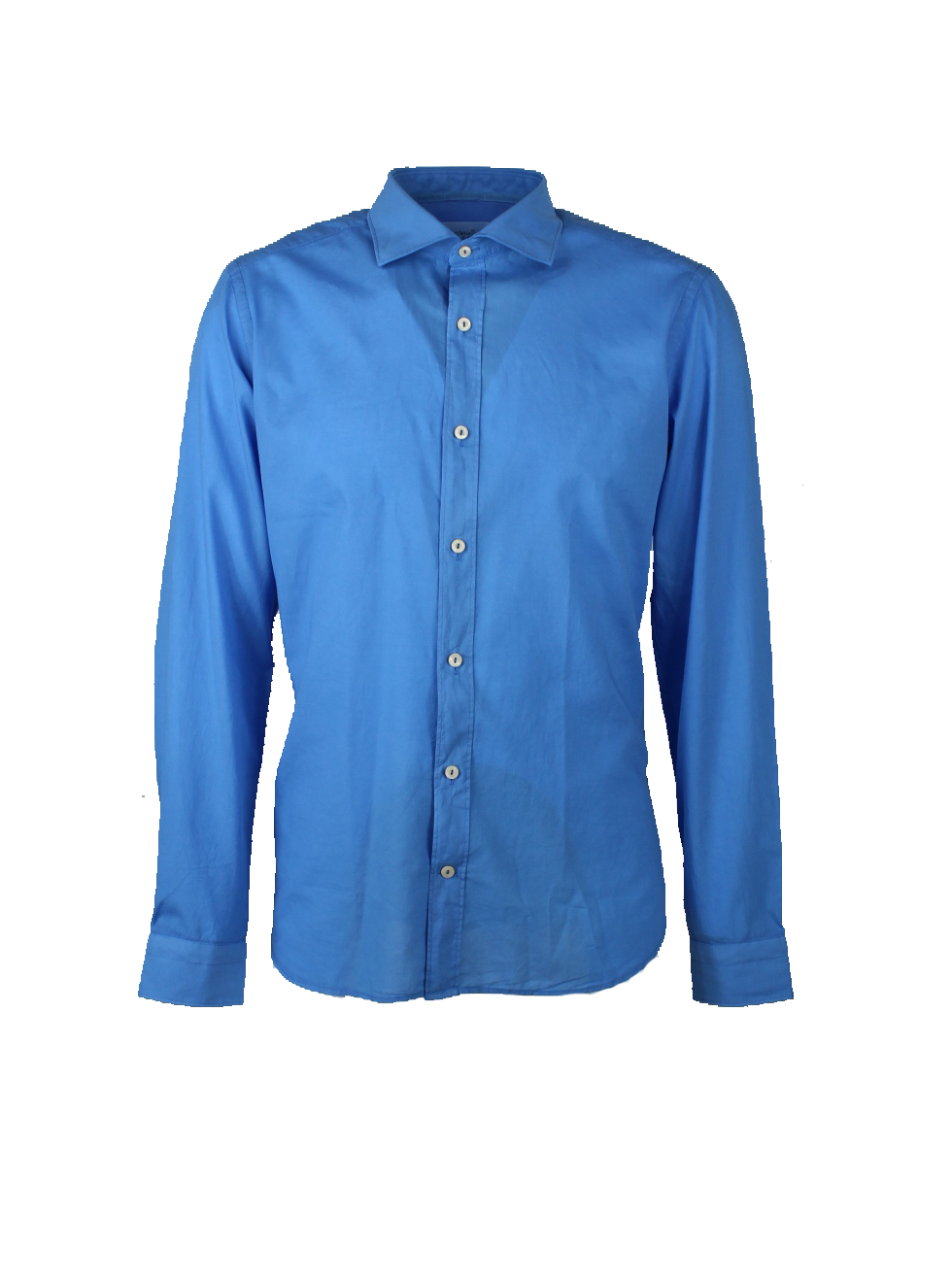 Camicia cotone popeline blue sky