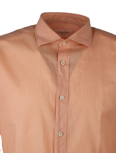 Camicia cotone popeline pesca