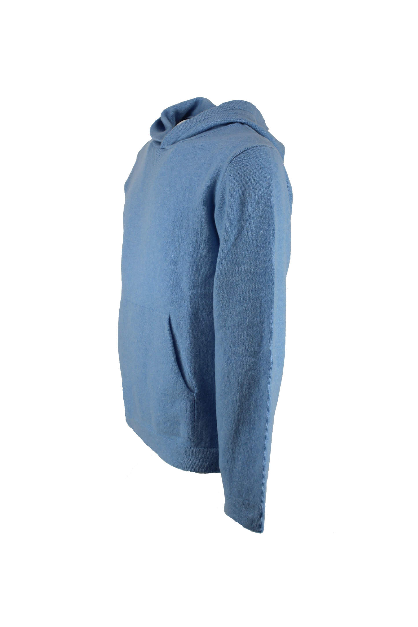 Maglia con cappuccio, rasato, geelong, tinto filo