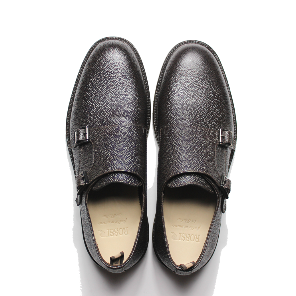 Scarpa pelle doppia fibbia