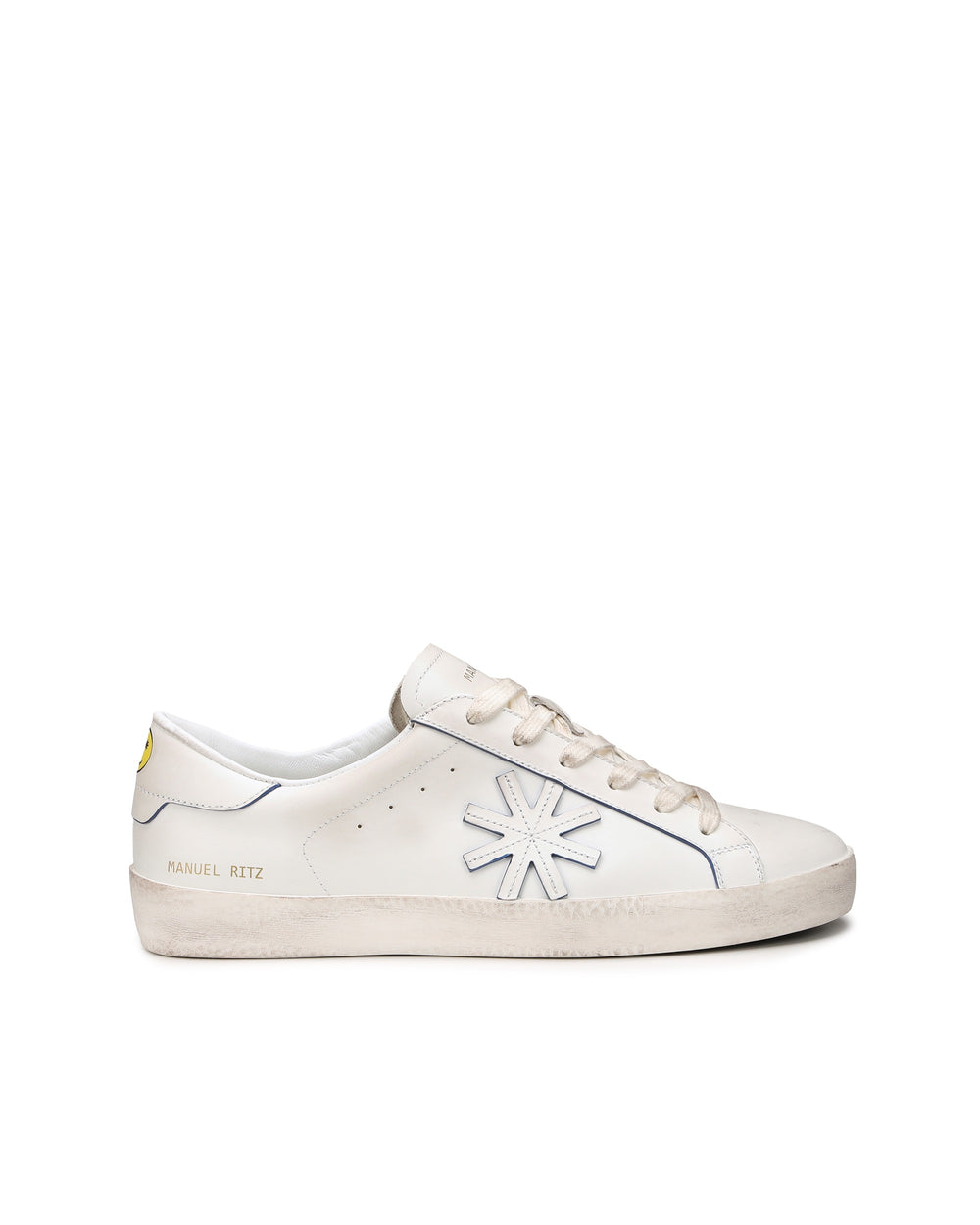 Sneakers in pelle azzurro