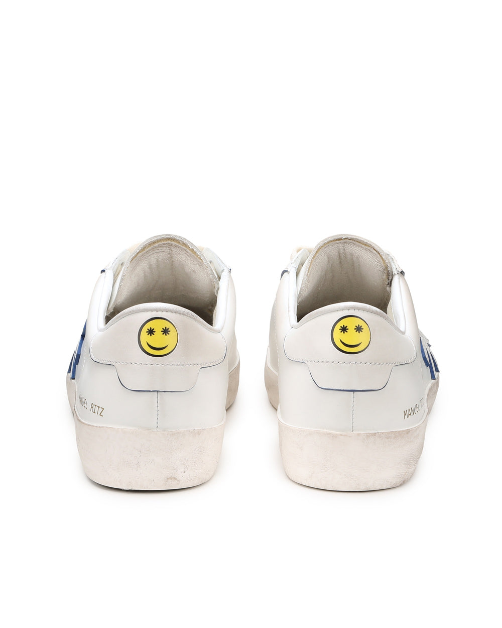Sneakers in pelle azzurro