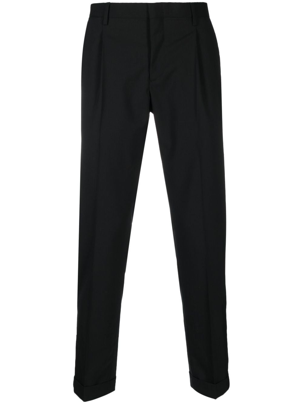 Pantaloni Tiberios fresco lana nero