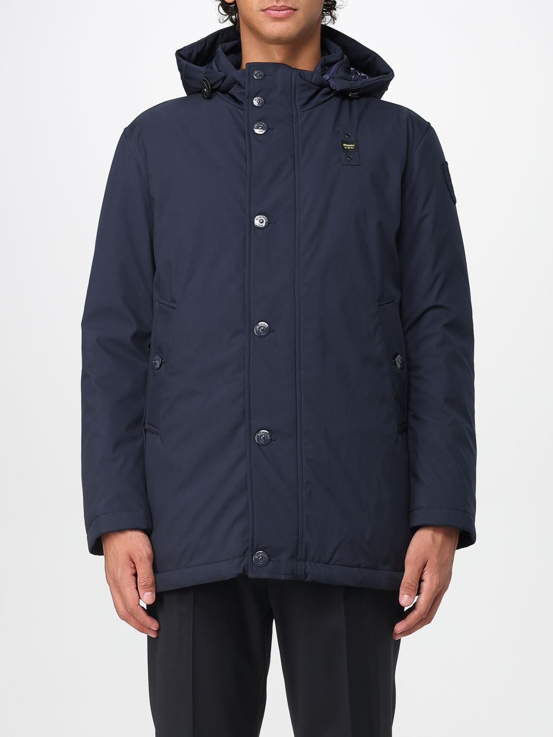 PARKA CON CAPPUCCIO RIMOVIBILE CHESTER blu