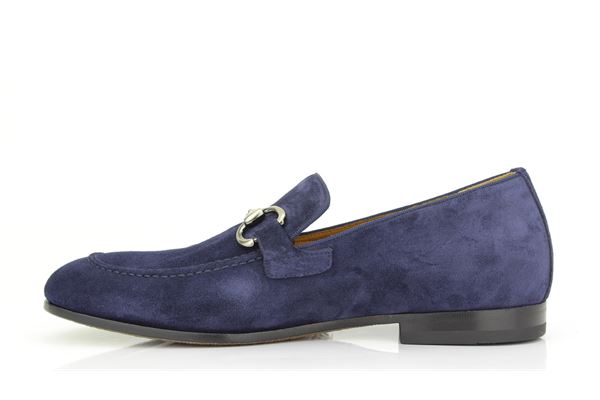 Mocassino camoscio florence con fibbia