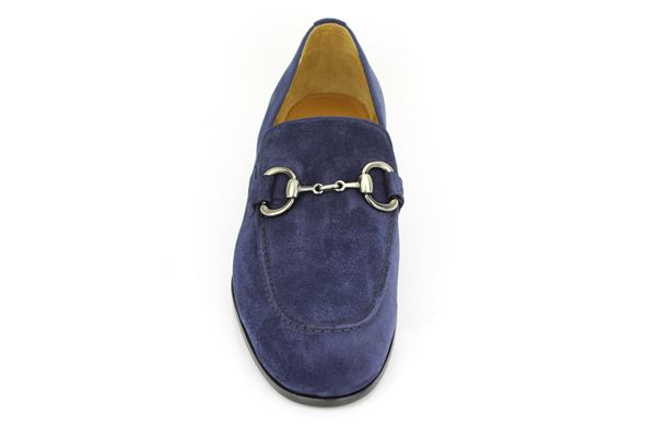 Mocassino camoscio florence con fibbia