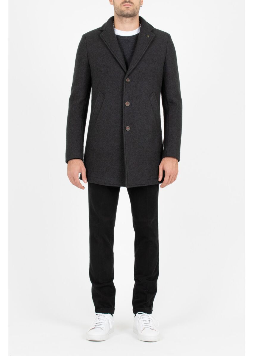 Cappotto Monopetto mistolana