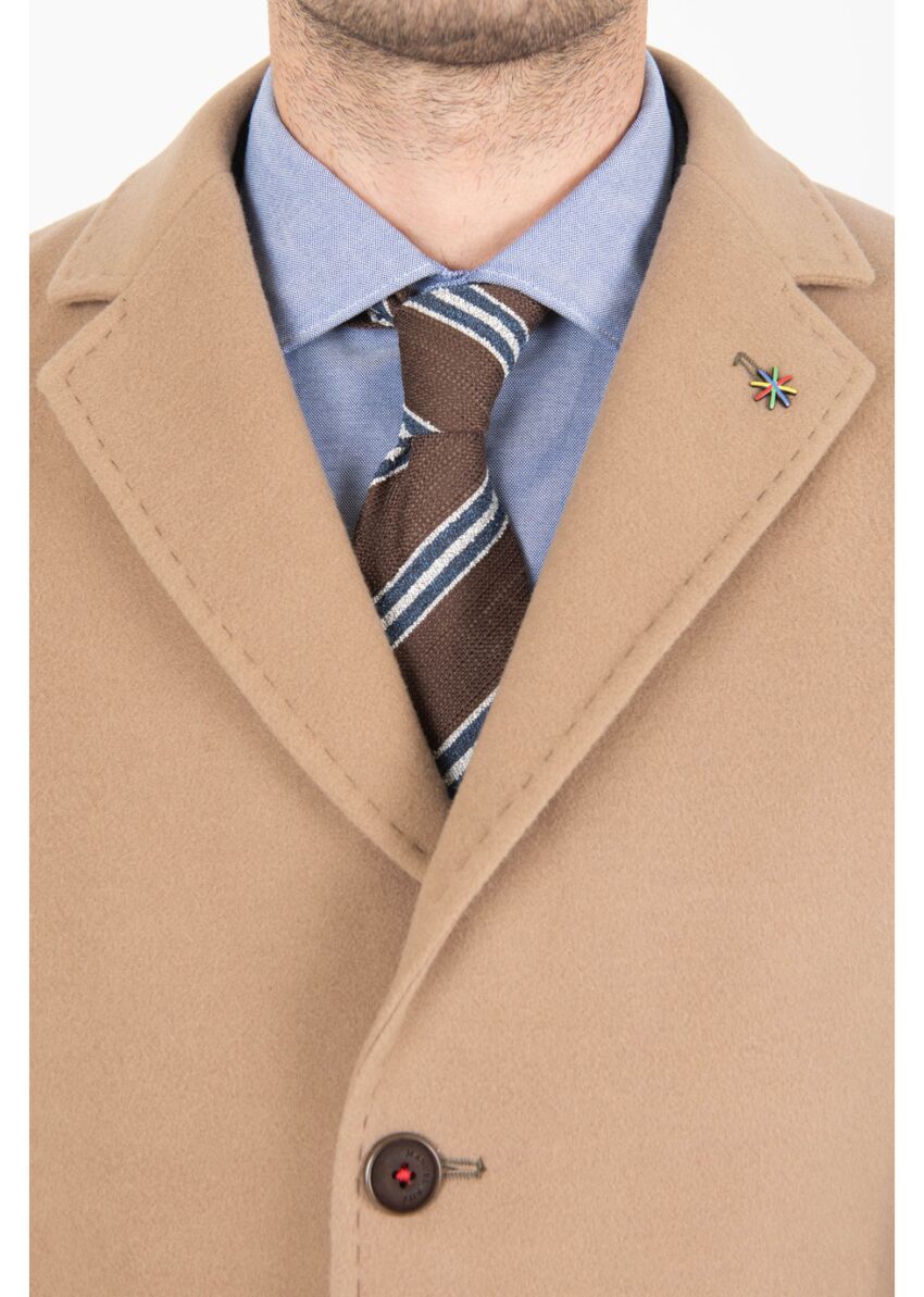 Cappotto Monopetto misto viscosa stretch
