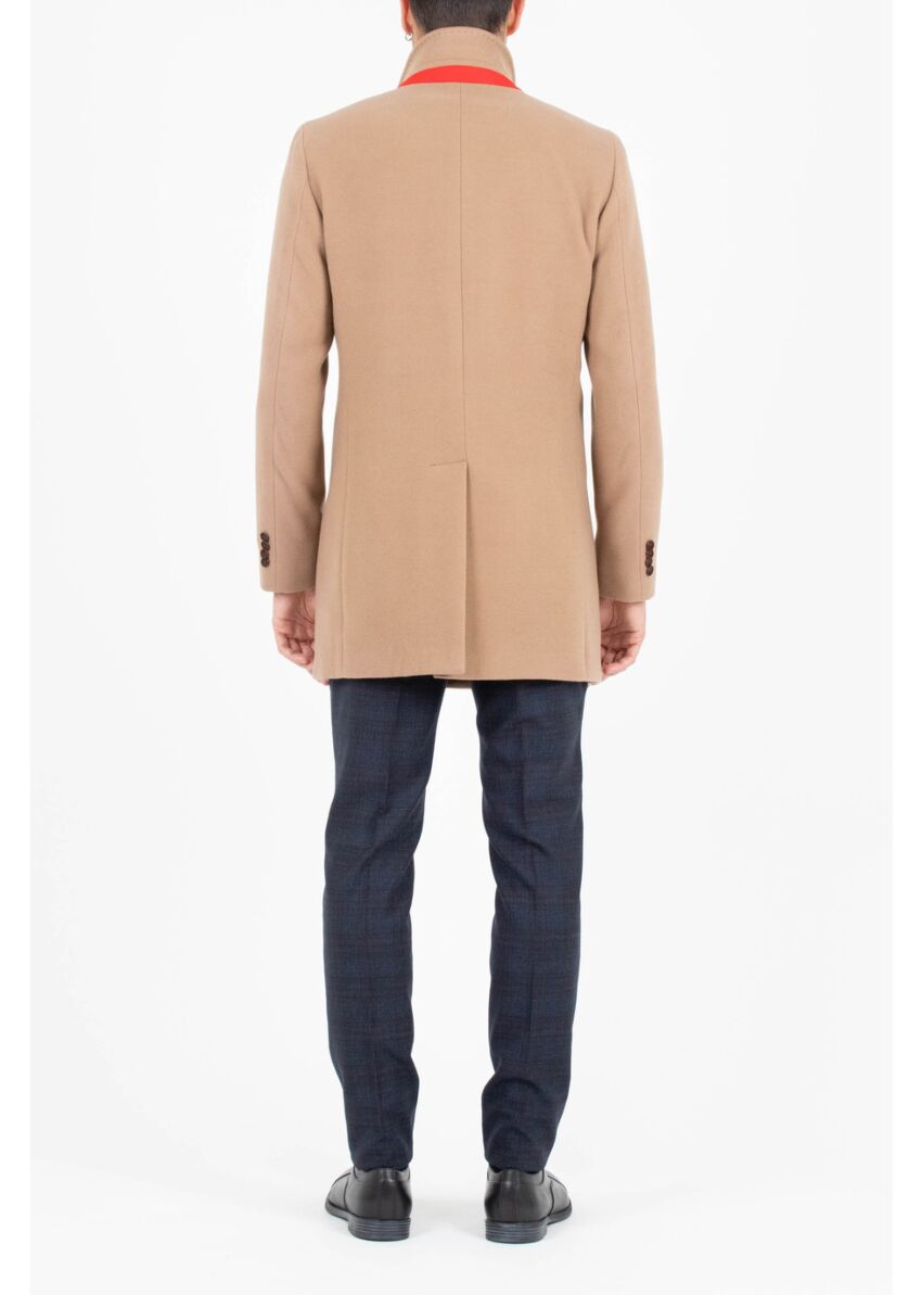 Cappotto Monopetto misto viscosa stretch