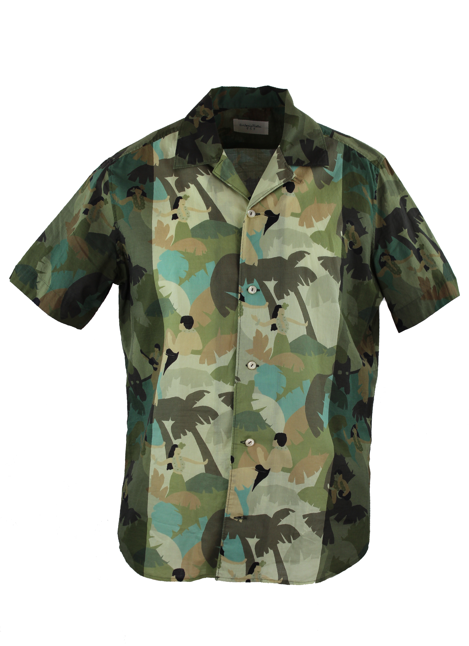 Camicia fantasia manica corta Tintoria Mattei