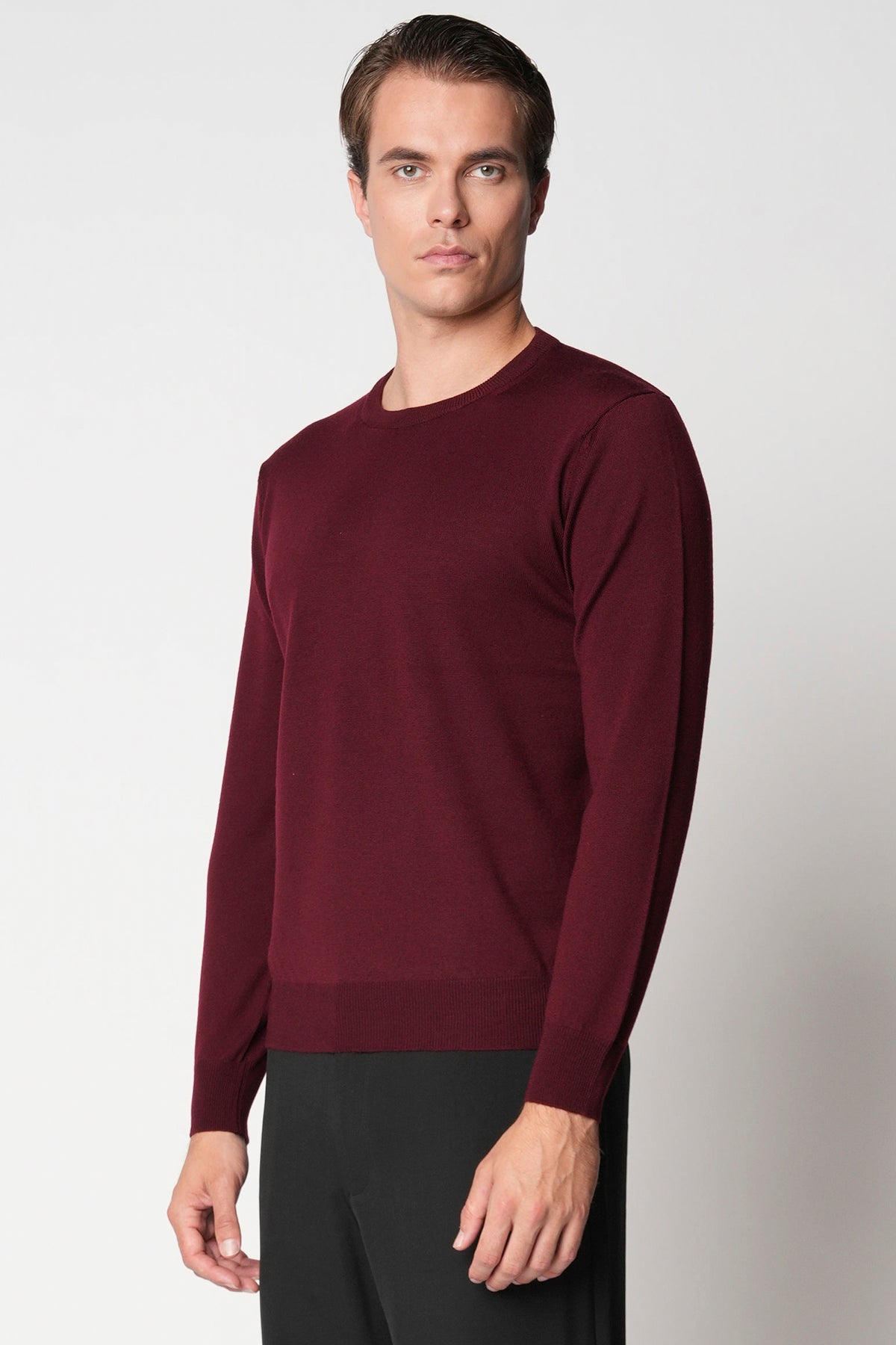 Maglia pura lana merino