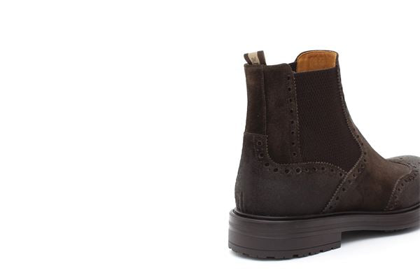 English style Beatles in antiqued suede