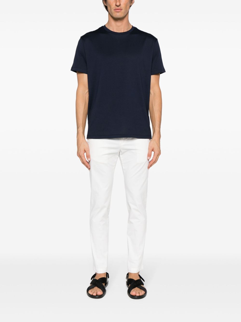 Pantaloni Slim BG04 bianco