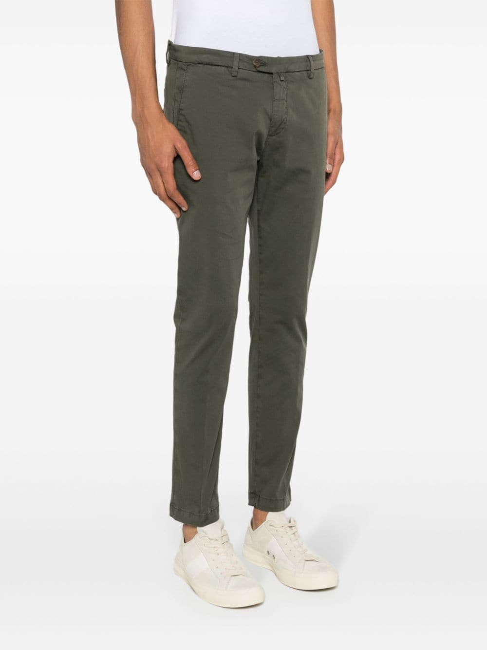 Pantaloni Slim BG04 verde