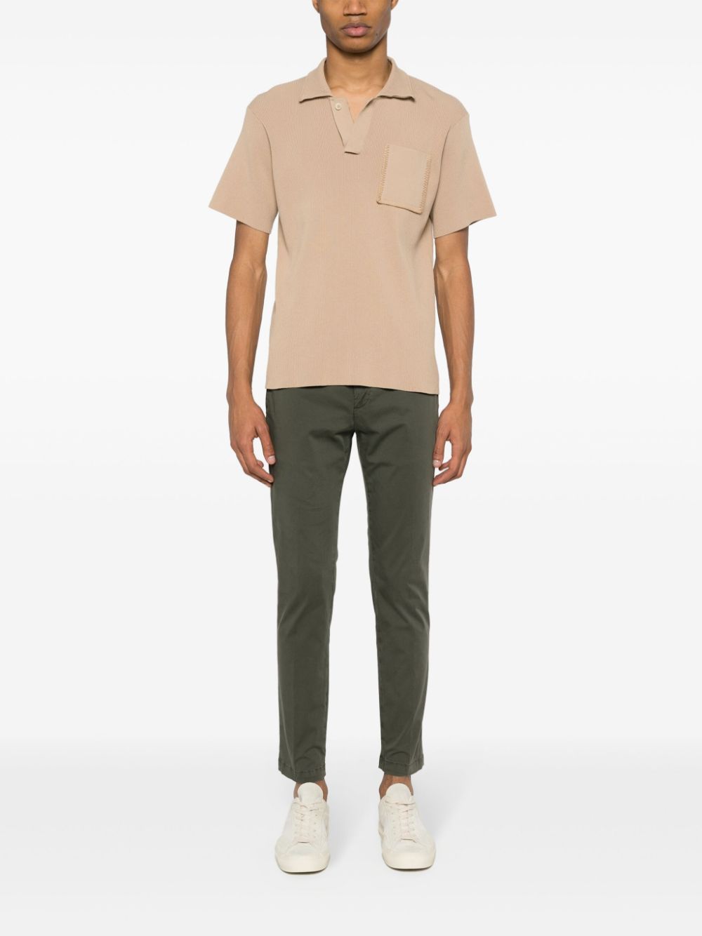 Pantaloni Slim BG04 verde