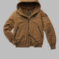 GIUBBINO MILITARE CON CAPPUCCIO MOREY nocciola