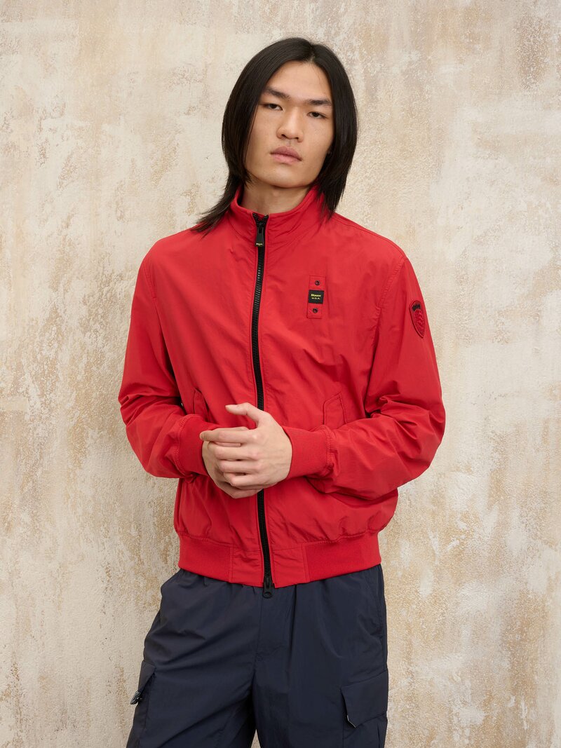 BOMBER LEGGERO SFODERATO ALWIN rosso