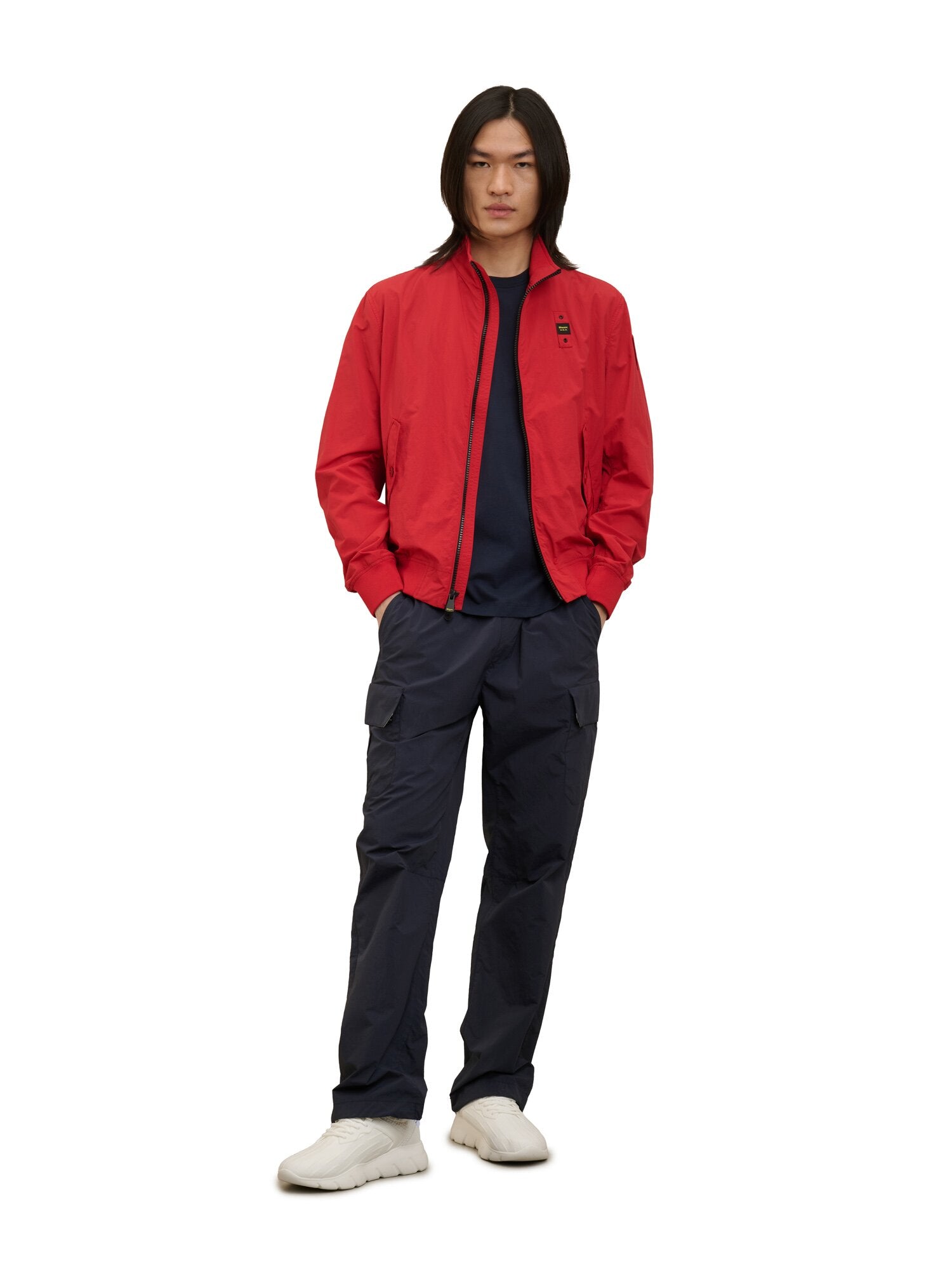 BOMBER LEGGERO SFODERATO ALWIN rosso