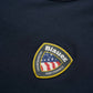 T-SHIRT LOGO GOMMATO FAXON blu
