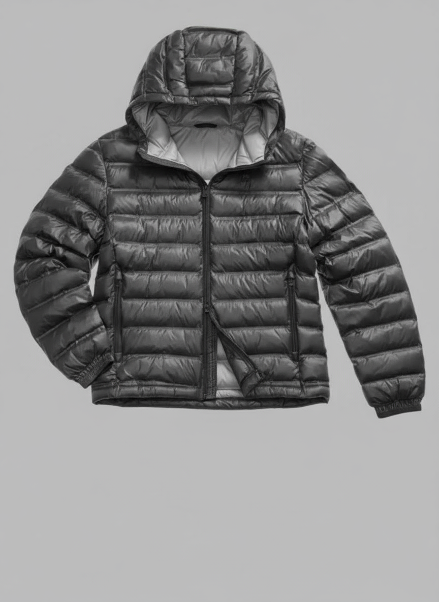 GIUBBETTO TERMOSALDATO CON CAPPUCCIO CHARLES grigio