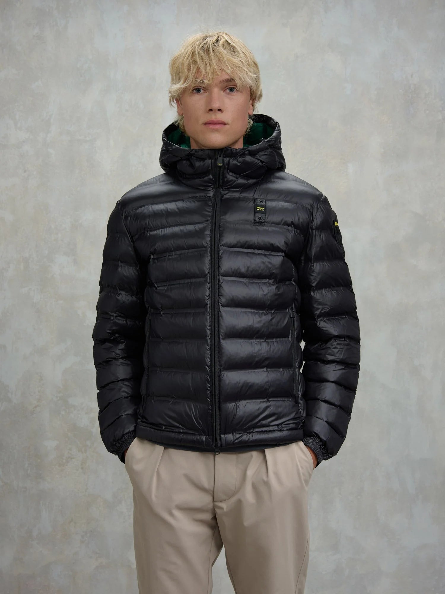 GIUBBETTO TERMOSALDATO CON CAPPUCCIO CHARLES nero