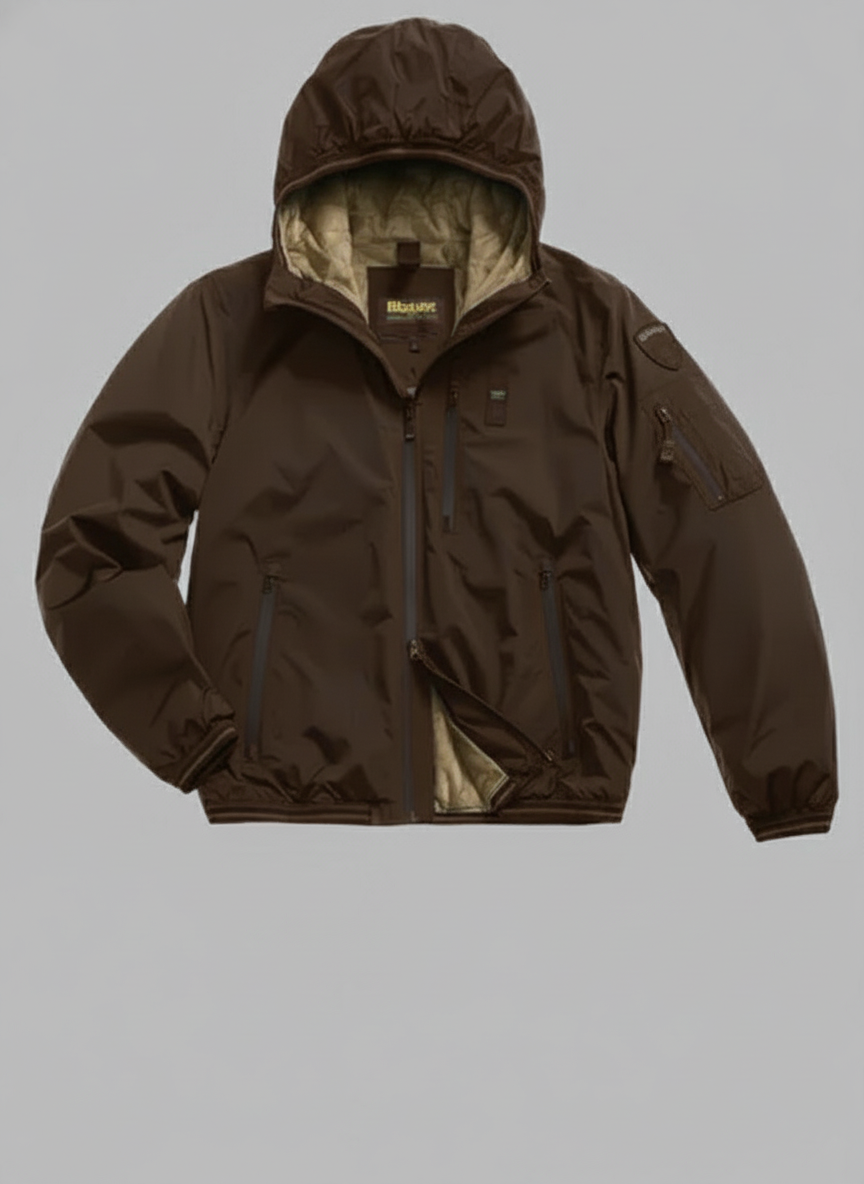 GIACCA CON INTERNO IN ECOPELLICCIA DEVON moro