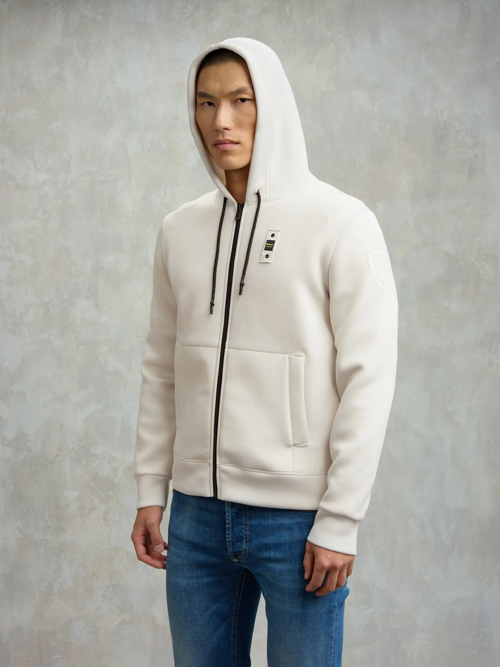 FELPA SCUBA CON CAPPUCCIO COLBY BIANCA