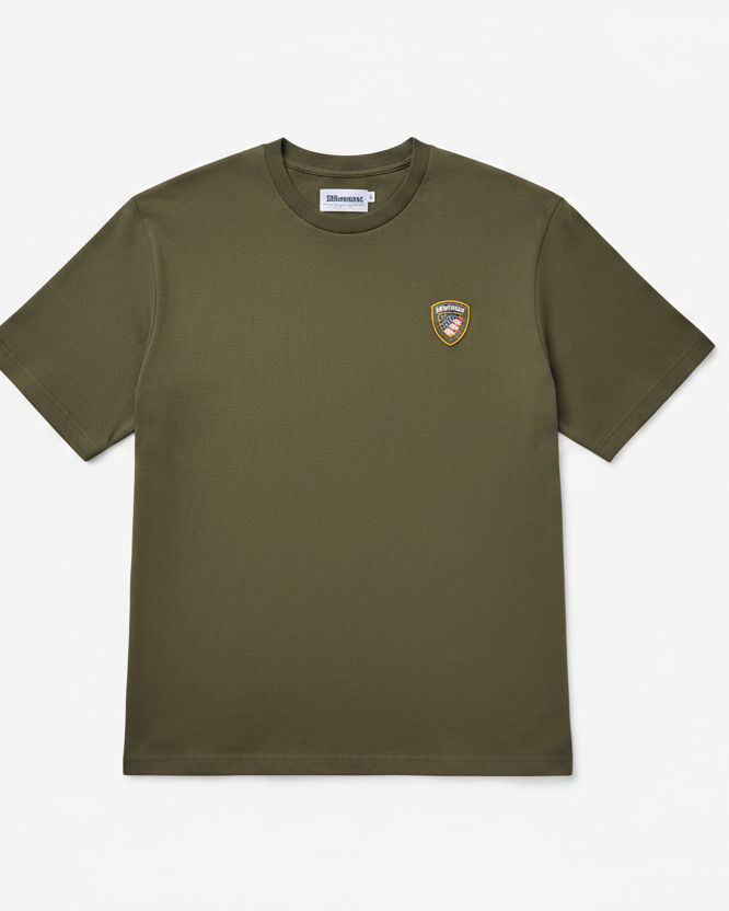 White FAXON RUBBER LOGO T-SHIRT