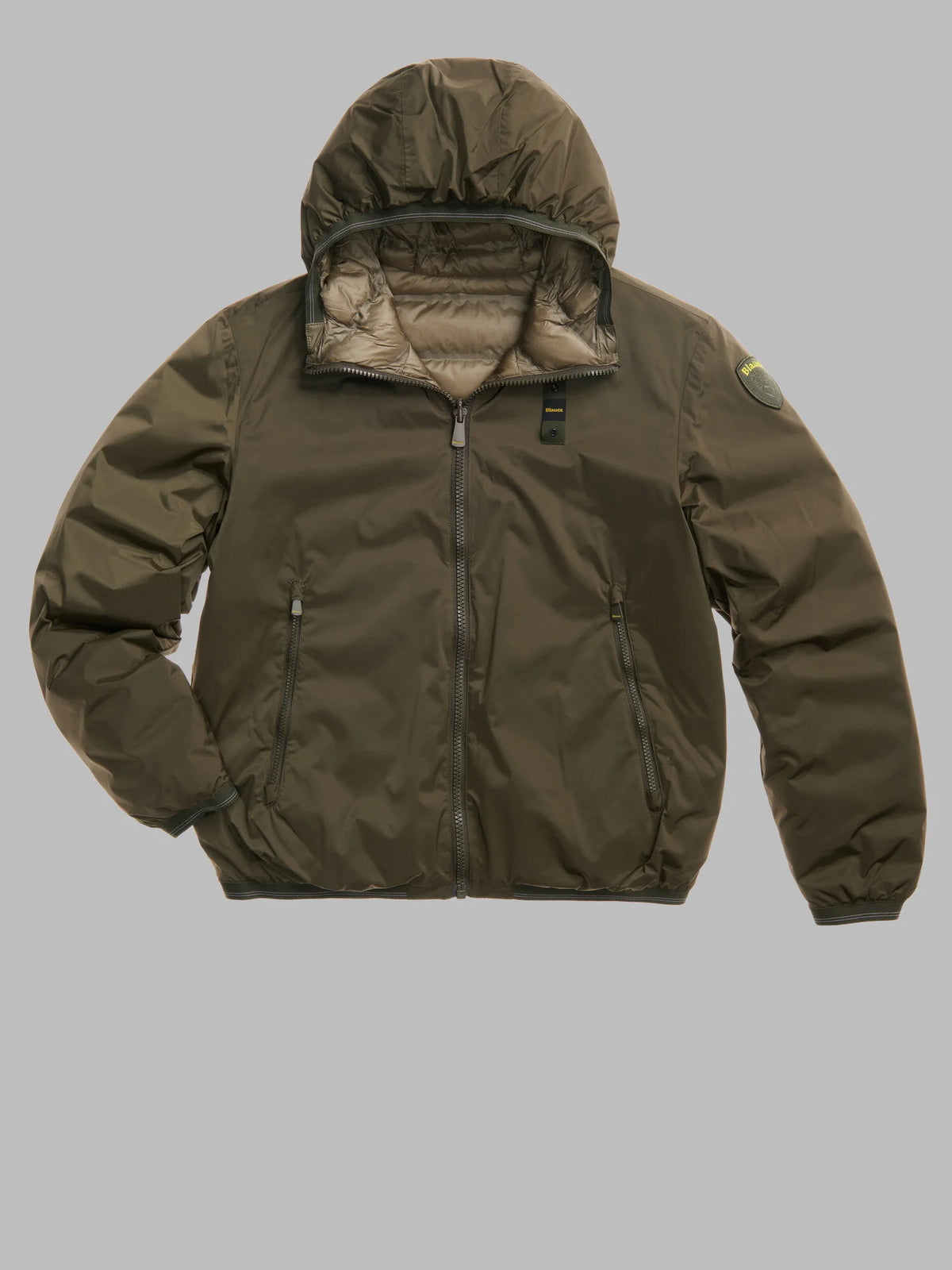 GIACCA REVERSIBILE TERMOSALDATA DONALD VERDE OLIVA INTERNO FANGO