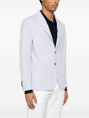 Giacca nuvola jersey cotone piquet latte