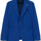 Giacca nuvola jersey cotone piquet blu