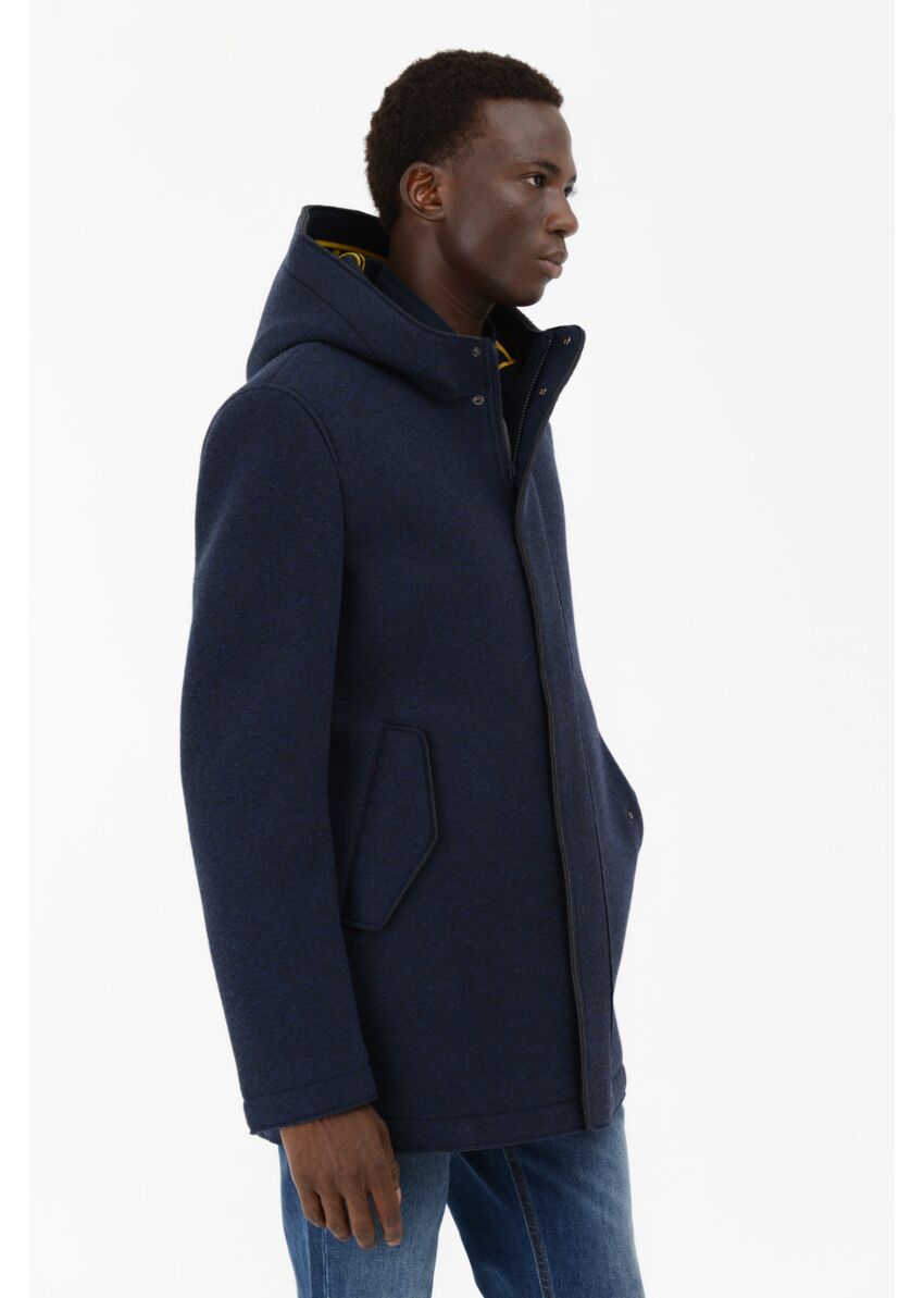 Parka slim jersey misto lana