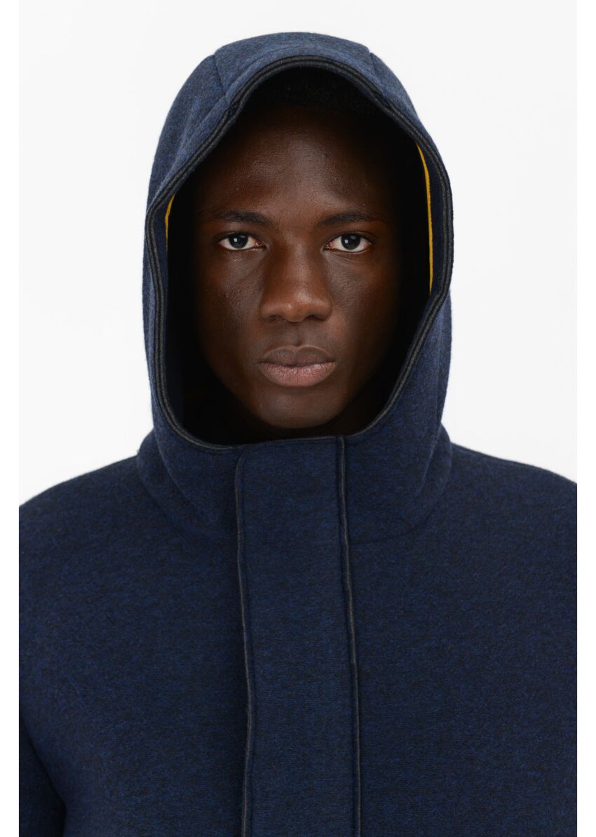 Parka slim jersey misto lana