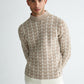 Maglia in lana jacquard