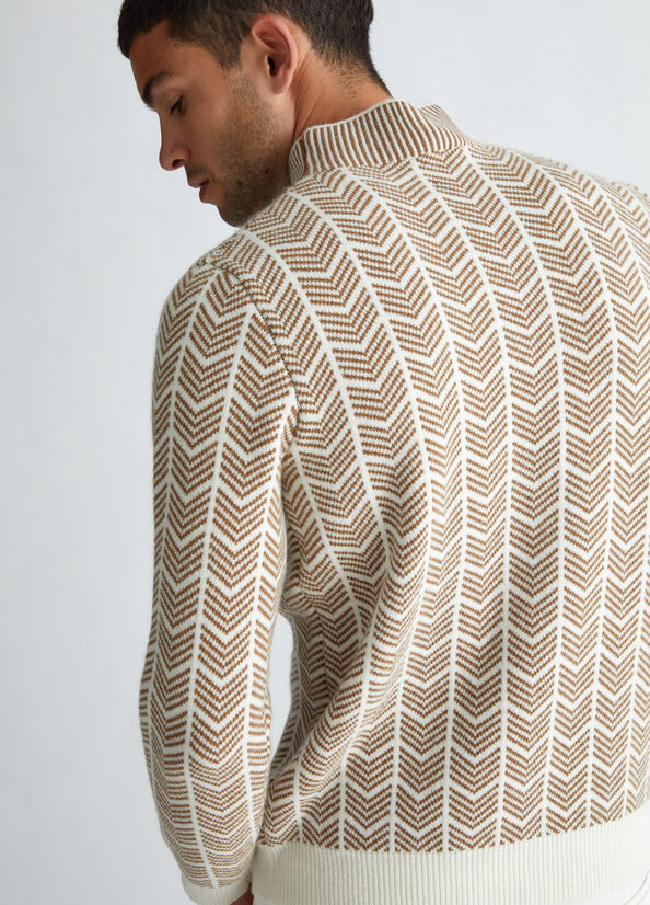 Maglia in lana jacquard