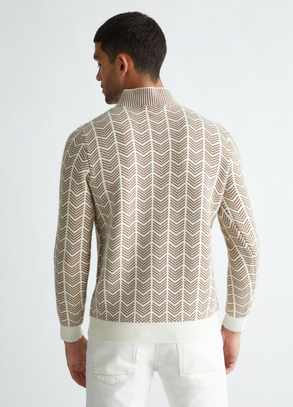 Maglia in lana jacquard