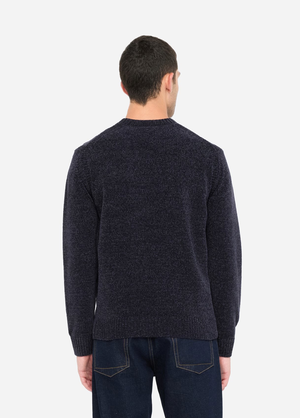 Maglia in ciniglia dark blue