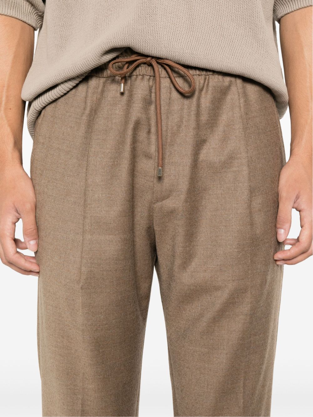 Pantaloni Pura Lana Wimbledons beige