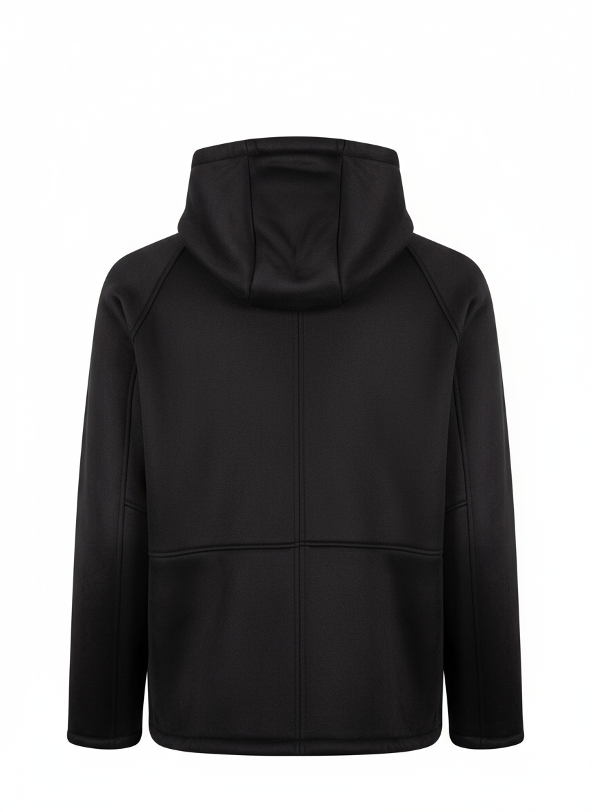 Black faux sheepskin jacket