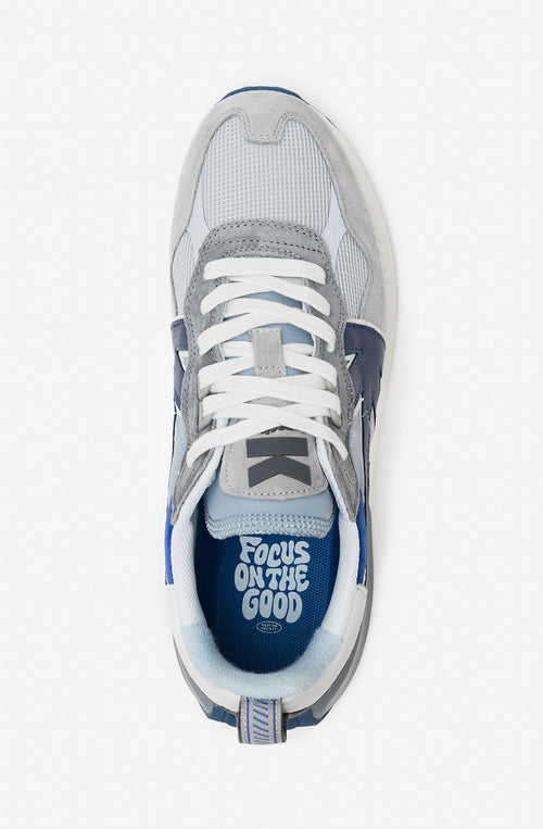 Scarpa Kaotiko Vancouver B Da Uomo Blu e Grigio In Suede Scamosciato Nylon E Mesh
