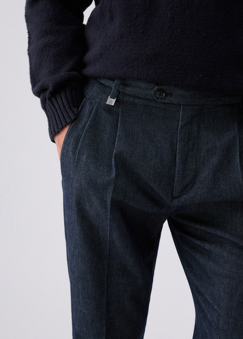 JEANS RELAXED IN MISTO LANA