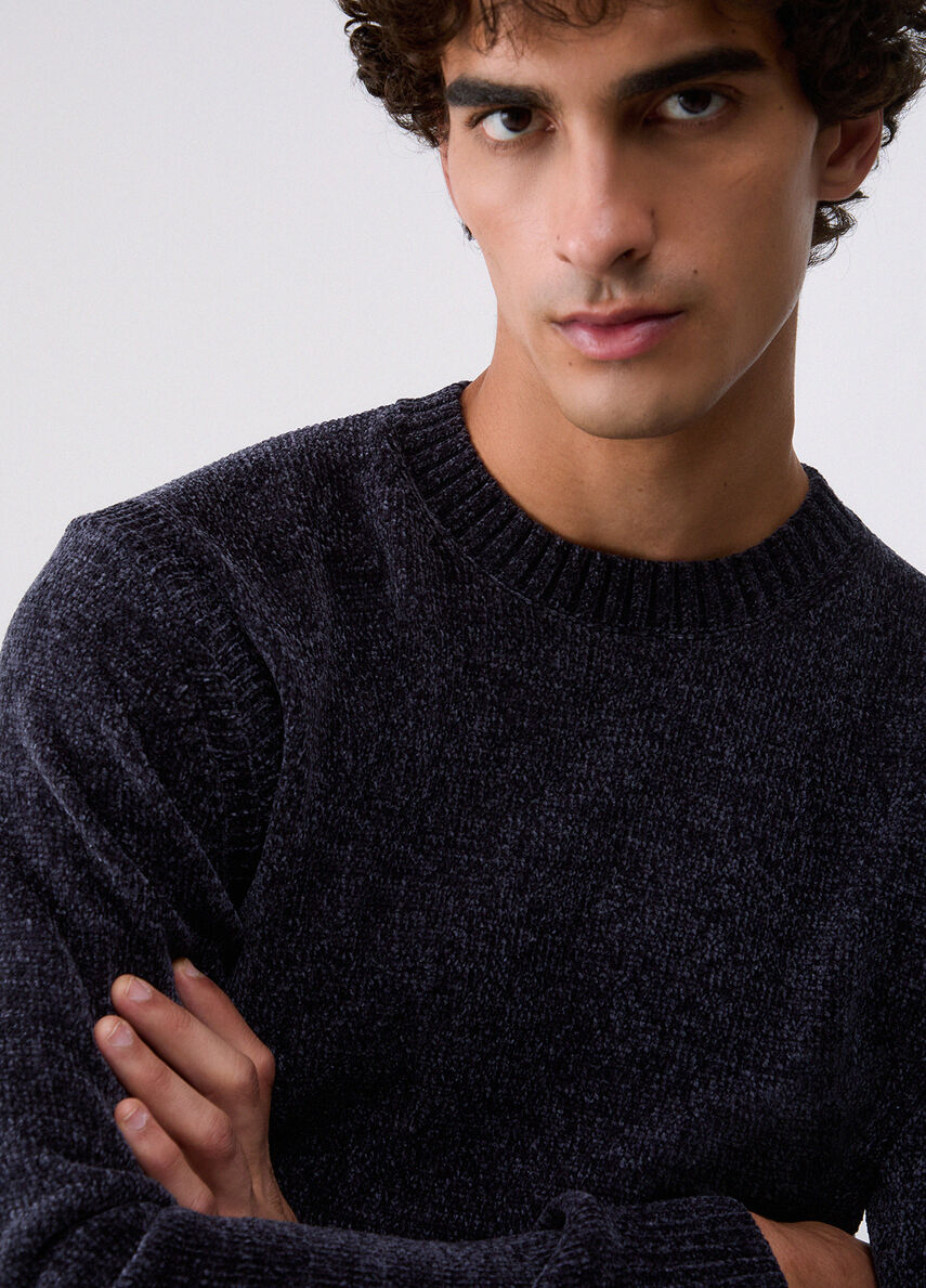 MAGLIA GIROCOLLO IN CINIGLIA