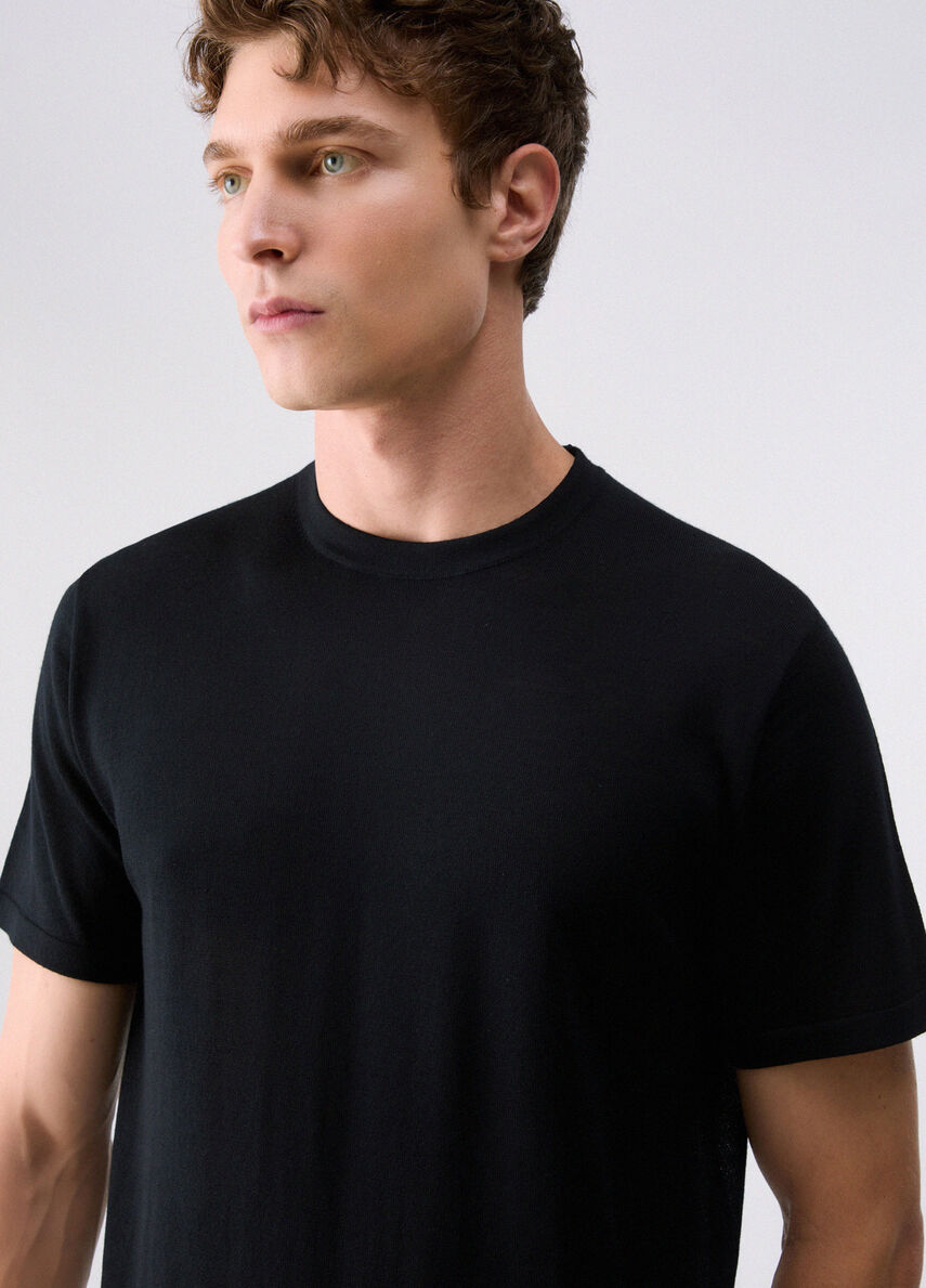 T-SHIRT IN LANA MERINO