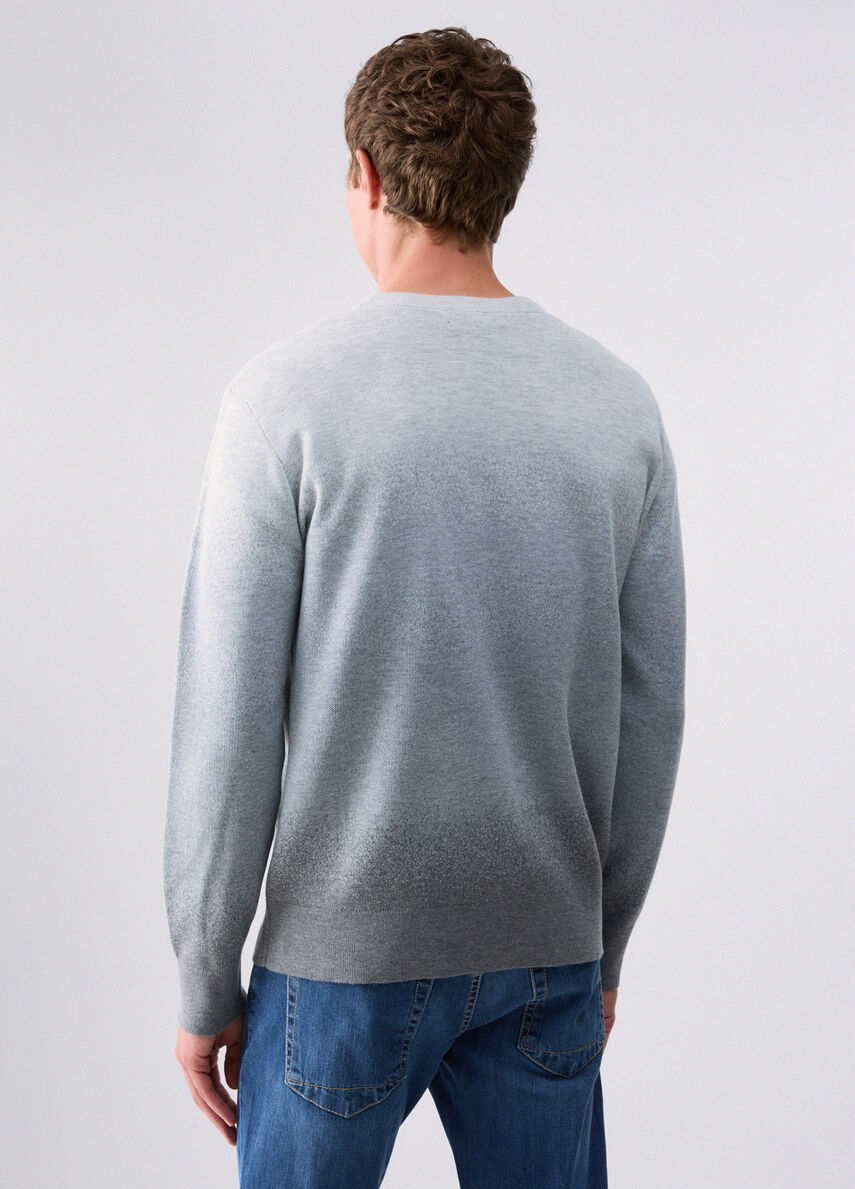 MAGLIA DÉGRADÉ IN MISTO LANA
