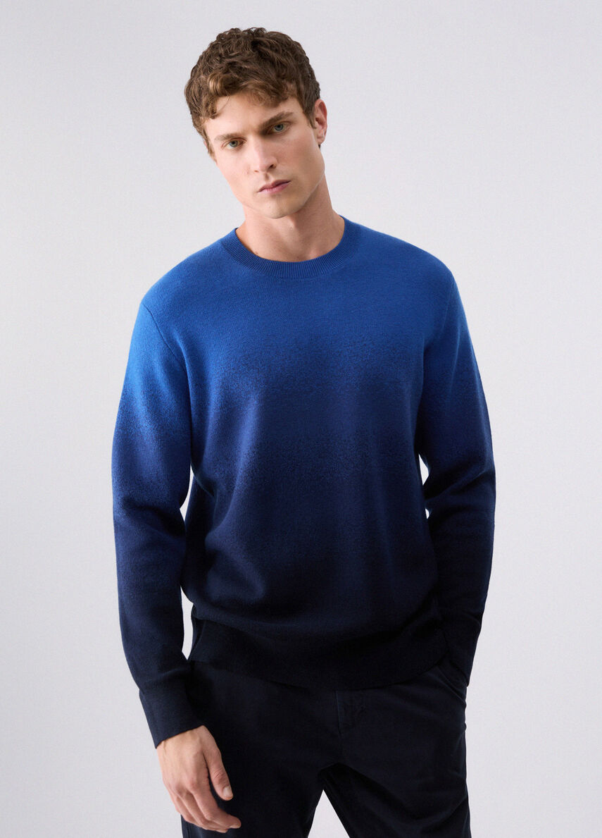 MAGLIA DÉGRADÉ IN MISTO LANA