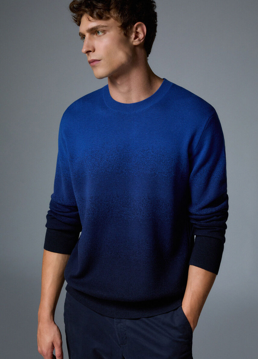 MAGLIA DÉGRADÉ IN MISTO LANA