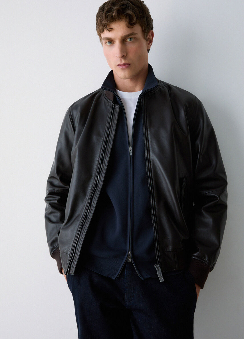 BOMBER IN PELLE