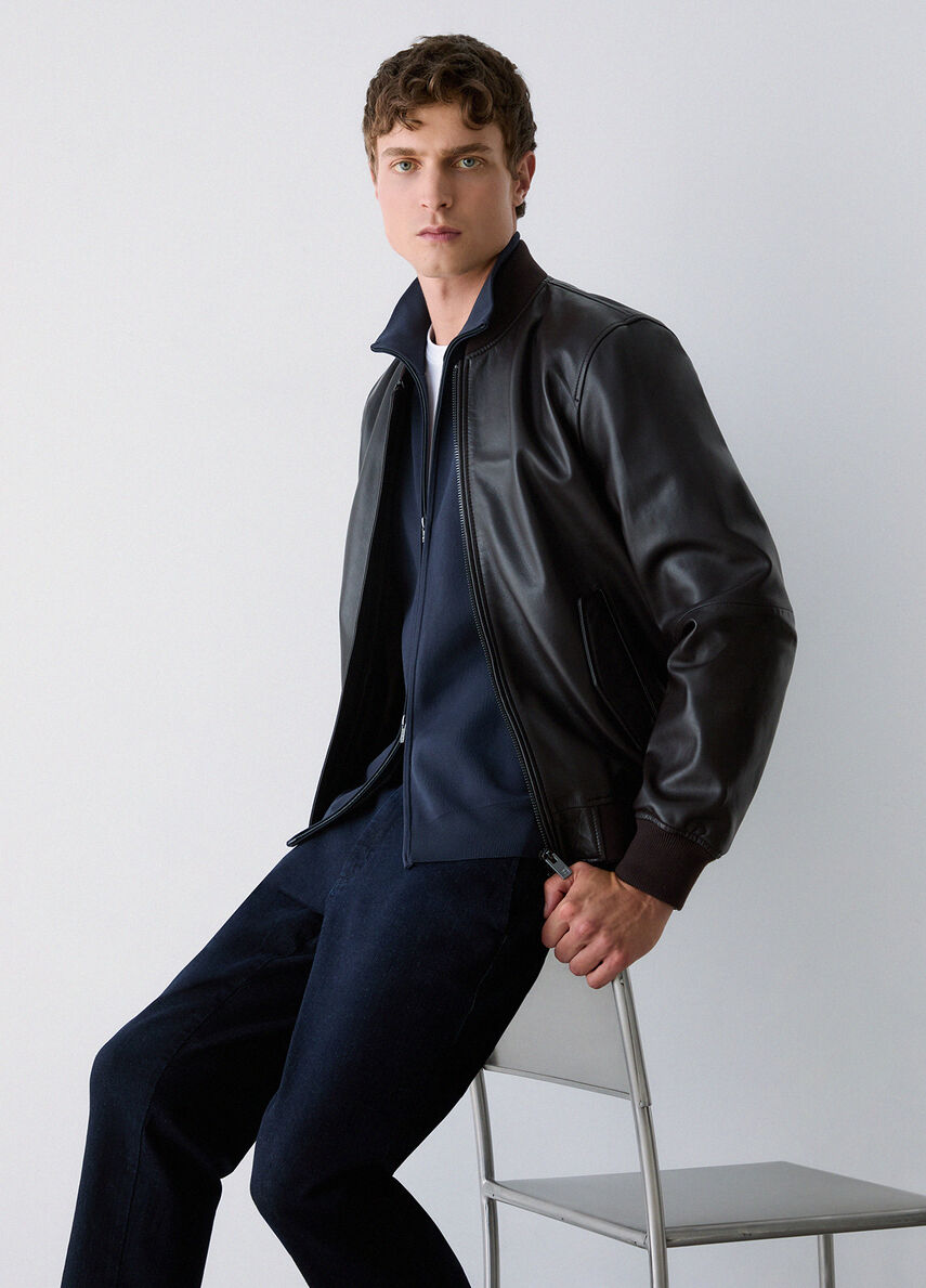 BOMBER IN PELLE