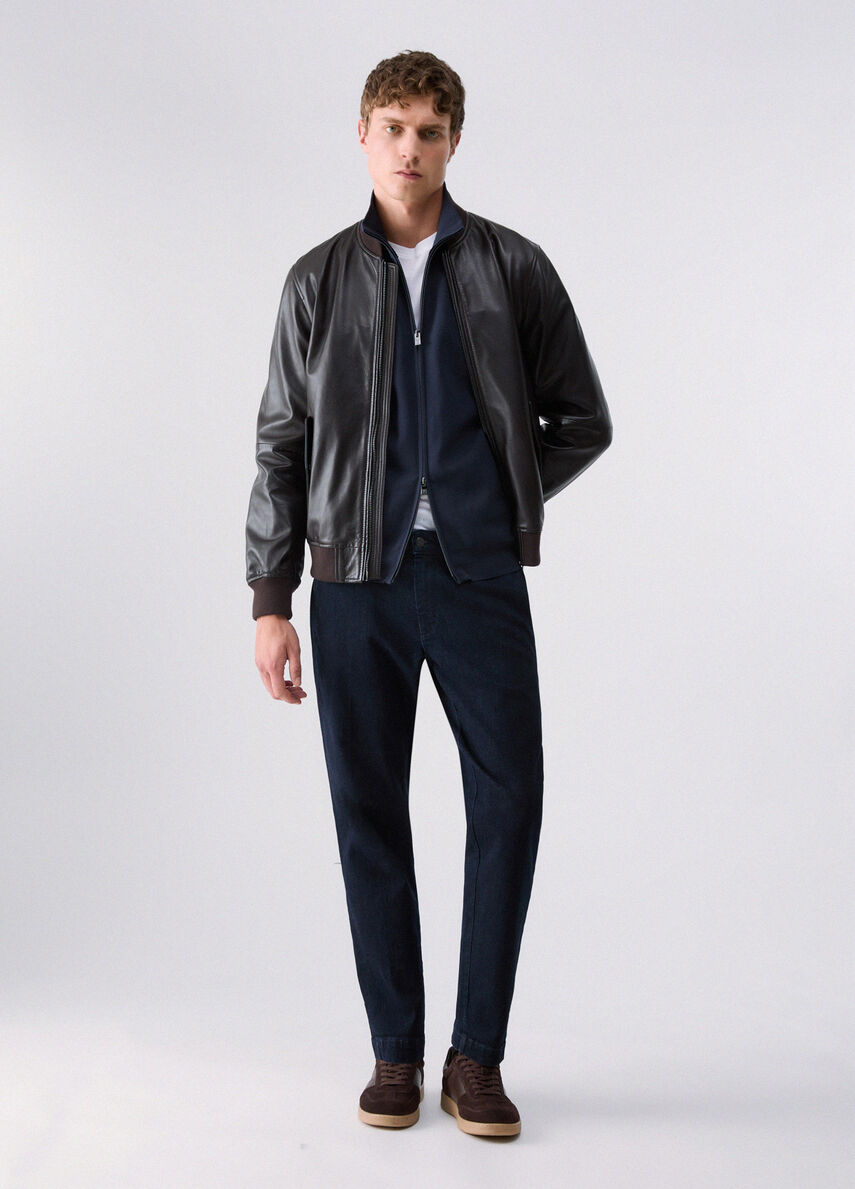 BOMBER IN PELLE