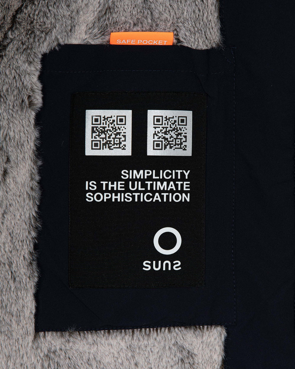 Suns Gransasso Fur Men's Jacket Black